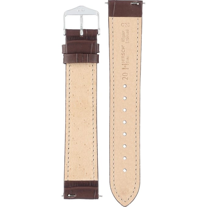 HIRSCH DUKE XL BROWN CALF 20/18MM 01028210-2-20