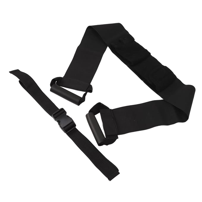 Beenheffer Trainingshulp Rekken Professioneel Draagbaar Ademend Trainingsband voor Beroerte black