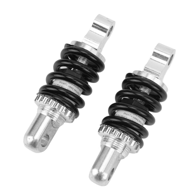 1 paar schokdemper instelbare demping achtervering veer voor scooter motorfiets 105mm black