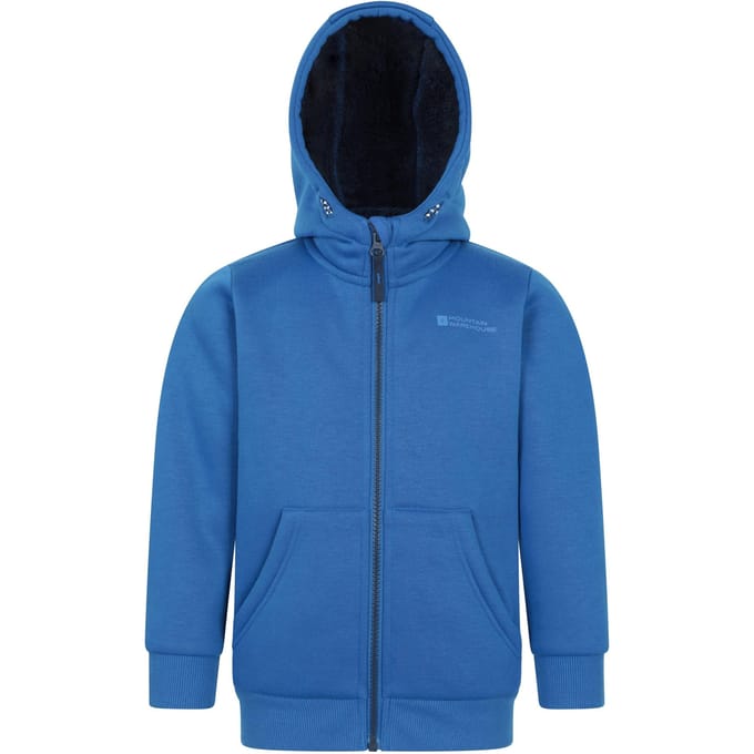 Mountain Warehouse Kinder/Kids Nordic II Full Zip Hoodie (Blauw)