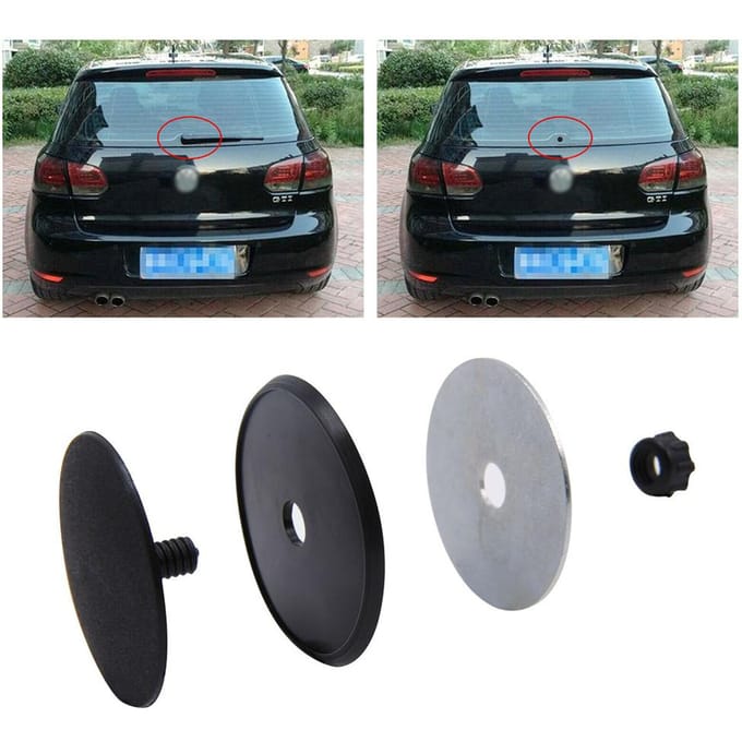 Achterruitwisser verwijder kit auto waterdichte blokkade plug dop 32mm / 1.26in gray
