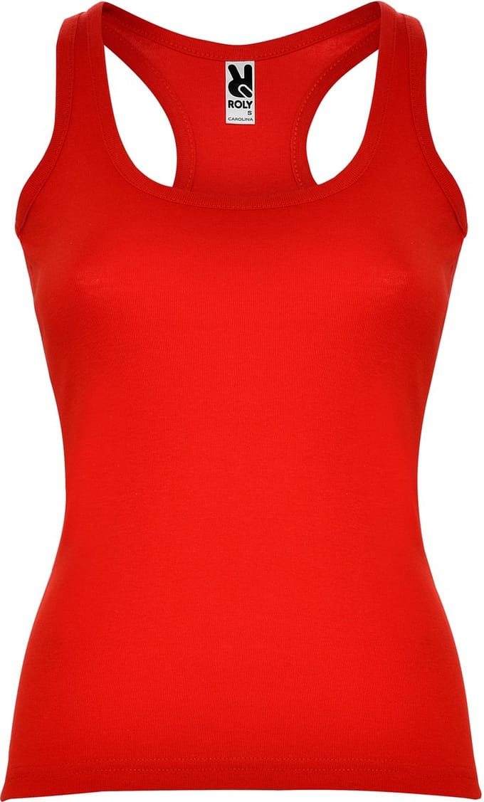 2 Pack Rood Dames hemdje met zwemmersrug licht getailleerd model Carolina maat XL