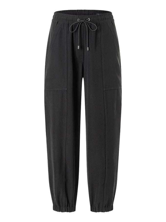 Relaxed Fit-7/8-broek Van Mac zwart
