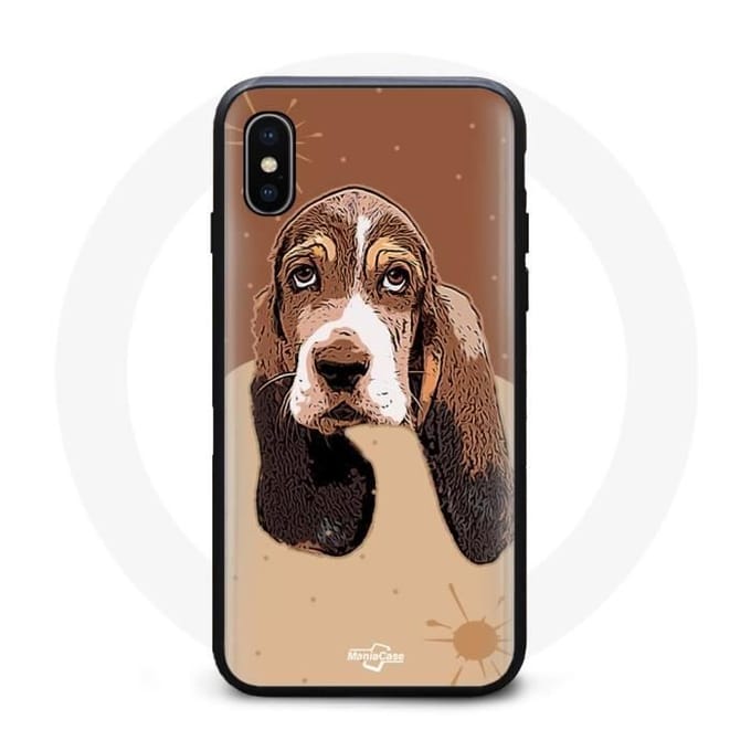 Basset Hound Iphone XS max hoesje
