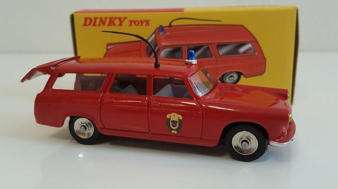 Modelauto Peugeot 404 break de Pompiers - Schaal 1:43