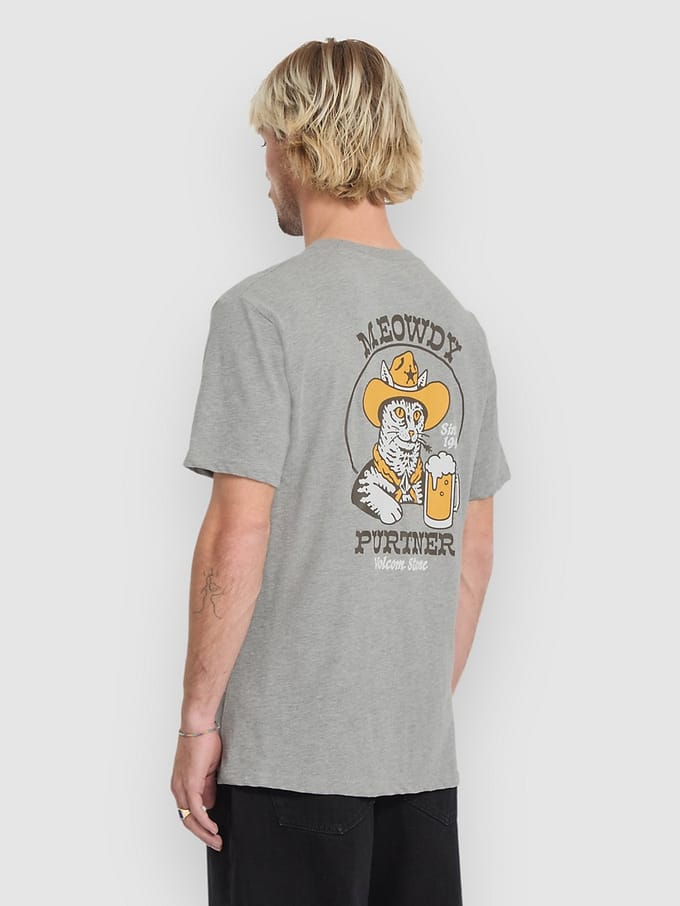 Volcom Meowdy Hth T-Shirt grijs