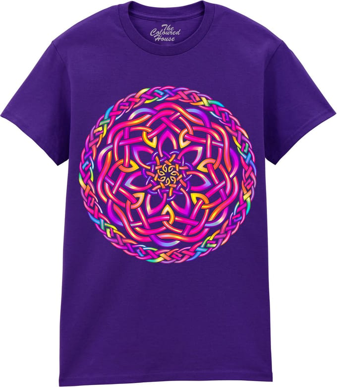 Tropical Celtic Knot The Coloured House T-shirt M