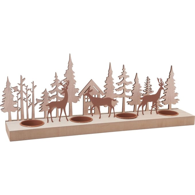 VBS Theelichthouder "Herten in het bos"