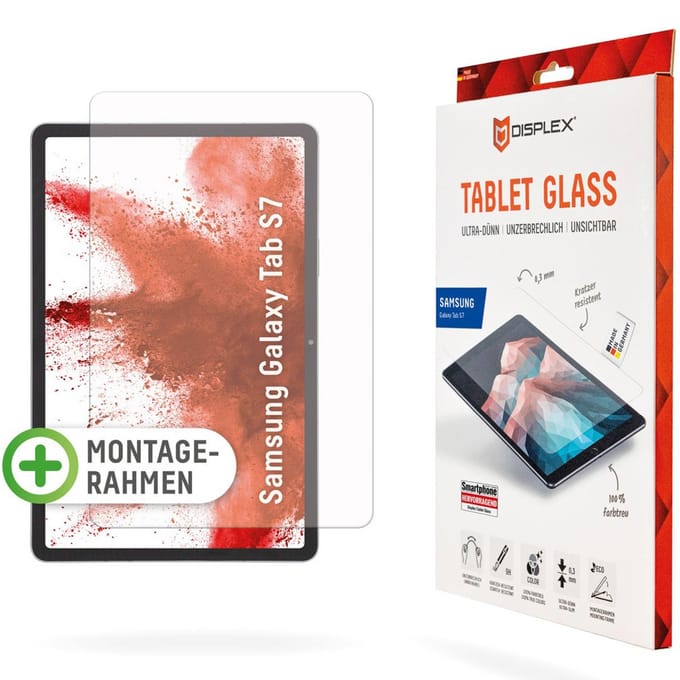 Displex Glass Screenprotector voor de Samsung Galaxy Tab S11 / S10 Lite / S10 FE / S9 FE / S9 / S8 / S7