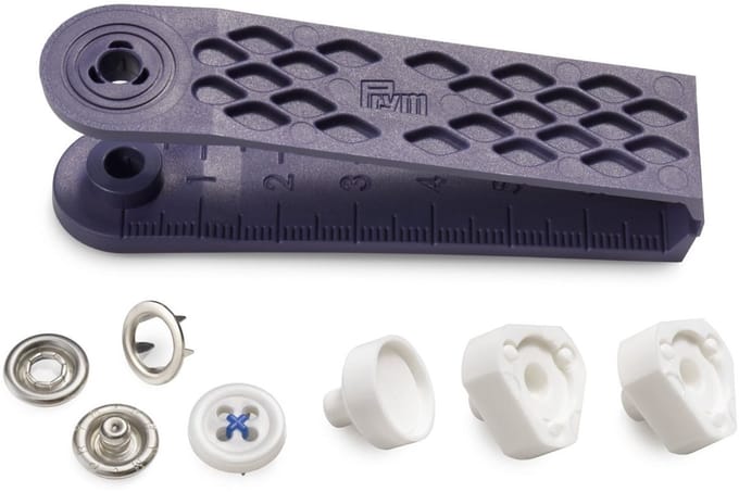 Jersey drukkn. knoop afb. 12 mm blauw - Prym