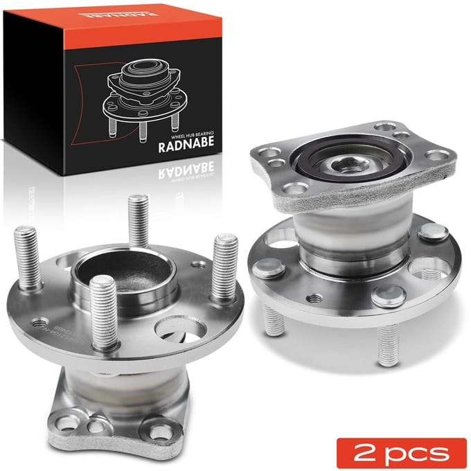 Frankberg 2x Wielnaaf Set Achter voor Toyota Prius W3