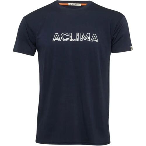 Aclima Lightwool Tee Logo W (Maat - XL, Kleur - Navy Blazer)