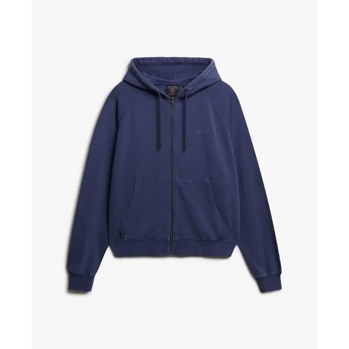 Dames hoodie met rits en geverfd logo Superdry Essential