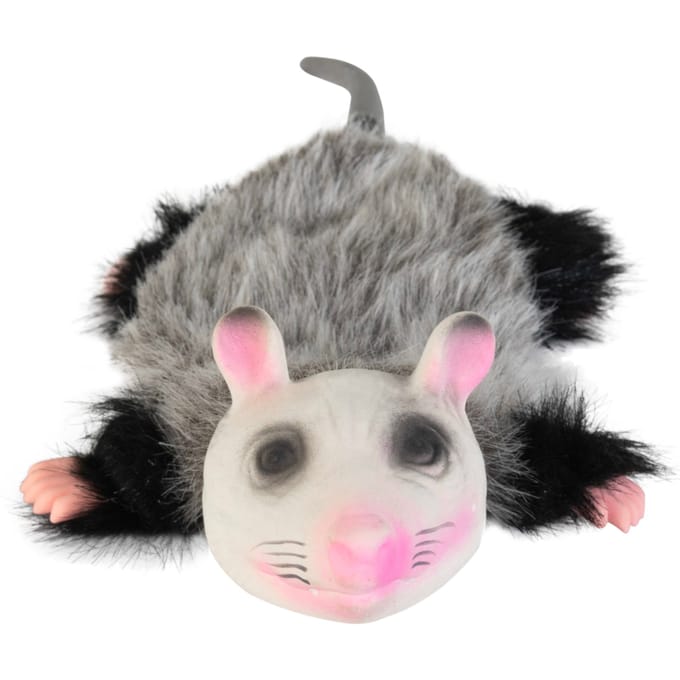 Hyper Pet Real Skinz Opossum ca. L 30 x B 15 x H 8 cm Speelgoed voor honden