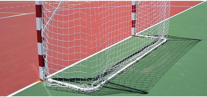 Vast paar zaalvoetbaldoelen