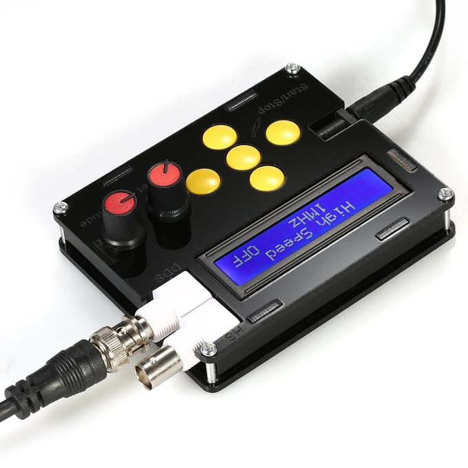 DDS Functie Laagfrequentiesignaalgenerator Sinus/Driehoek/Blokgolf/Zaagtand/ECG/Ruis Uitgang
