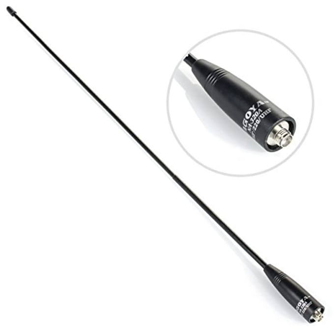 Tri Band HT Antenne voor VHF, UHF en 1.25M - SMA-Female