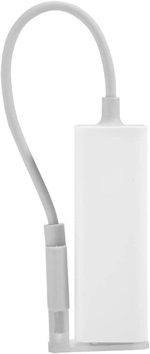 USB C naar Ethernet Adapter - Netwerkadapter Type C - Stabiel Internet - Omkeerbare Connector - 15 g - Wit