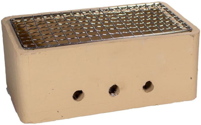 Tafel BBQ beige rechthoekig 25 x 15 x 10 cm