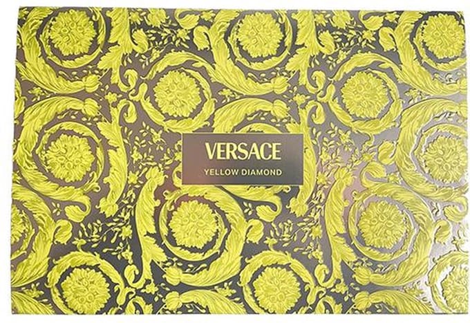 Versace Yellow Diamond Gift Set EDT 90ML + SG 100ML + BL 100ML + small Beauty Case