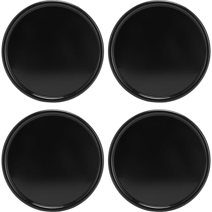 4 STKS 65mm 2,55in Wielnaafdop Waterdicht ABS Wielnaafdop Beschermer Vervanging voor S90 S60 XC60 XC40 XC90 Black black