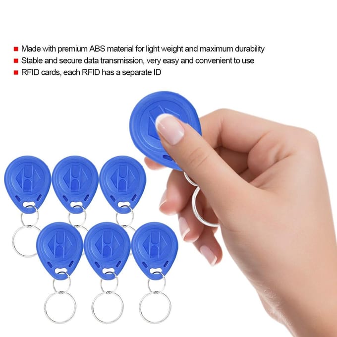 100 stuks 125Khz Waterdichte Slimme RFID ID-kaart Toegangskaart blue