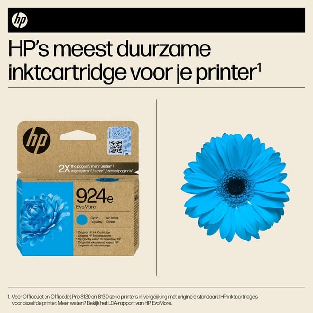 Inktcartridge HP 4K0U7NE 924E Evomore blauw