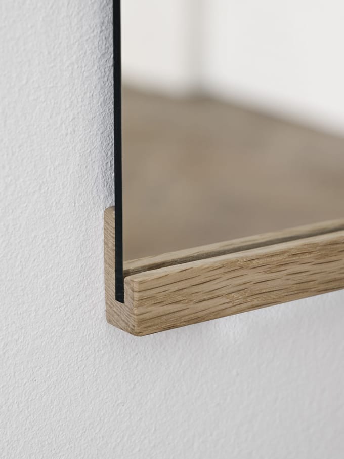 Moebe Rectangular Mirror 50x70 cm - eiken