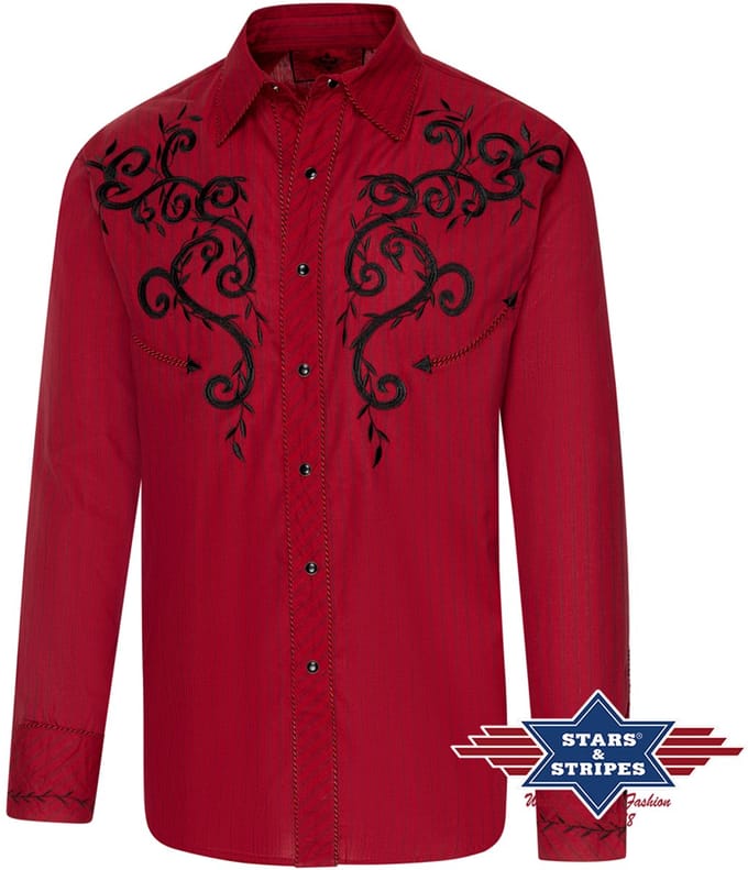Stars & Stripes - Western Shirt Mason - L