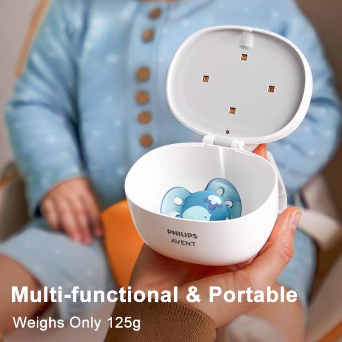 Philips Avent Draagbare Sterilisatiekoffer Fopspeensterilisator wit