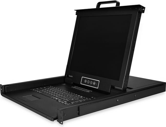 StarTech.com Rackmount KVM Console - 16 Ports with 17" LCD Monitor - KVM console - 17"