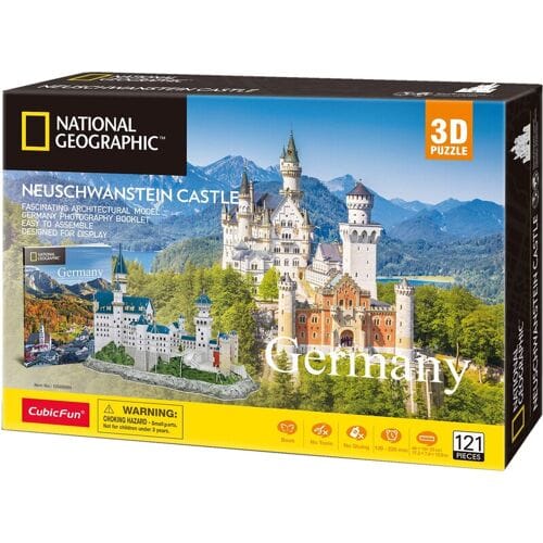 National Geographic - 3D-puzzel - Cubic Fun 3D-puzzel NG Kasteel Neuschwanstein