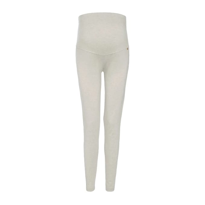 Baby's Only Zwangerschapsbroek Glow - Zwangerschapslegging gemaakt uit 95% viscose en 5% elastaan - Ecru - L