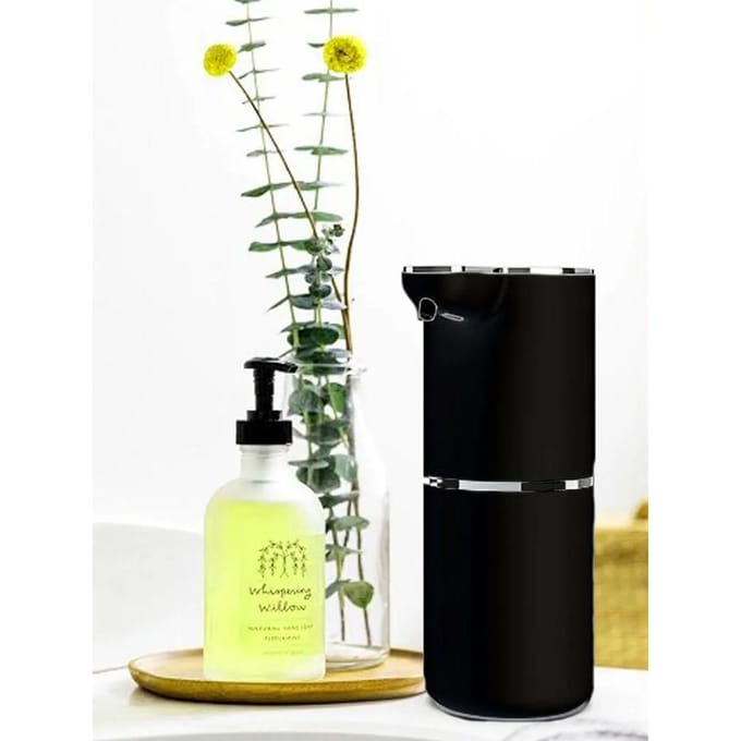 Distributeur de savon mousse à pompe tactile, 350 ml Option1 black