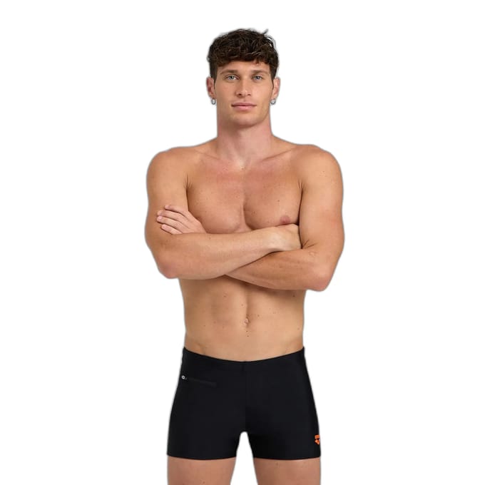 Arena M Zip Swim Short | Black