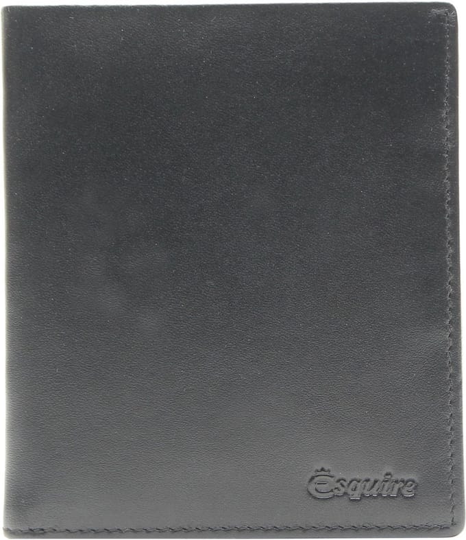 Esquire Portemonnee New Silk Wallet Black Zwart