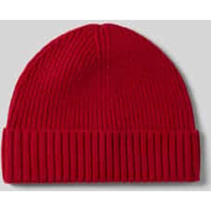 Beanie van een mix van wol en kasjmier