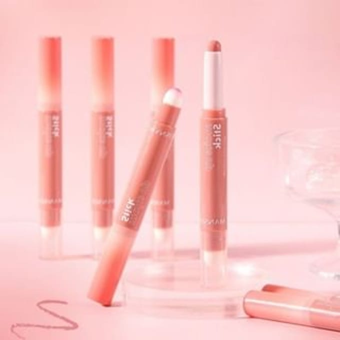 MANSLY - Eye & Cheek Dual -Ended Makeup Stick - 6 Colors 03# Fingertip Red - 1.1g