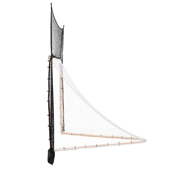 12x9 ft Hockey Lacrosse Doel Backstop met Uitgebreide Dekking Trainingsnet