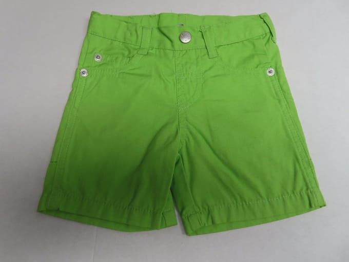 Korte broek - Bermuda - Jongens - Groen - 18 maand 86