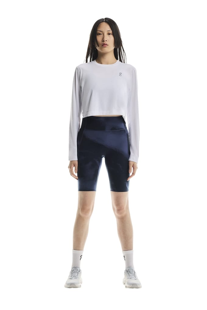 On Studio Tights Short 1 Acai | navy Maat: M | Slipjes Outlet | Dames | Blauw