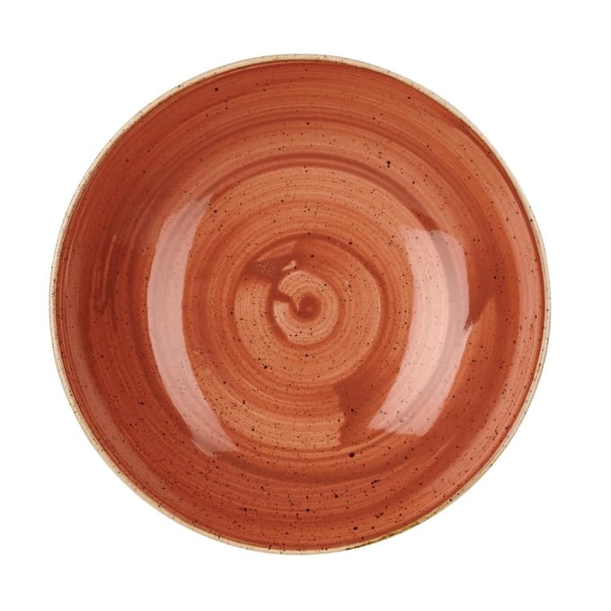 Churchill Stonecast Spiced Orange Evolve Coupe Kom 24.8cm (12 stuks)