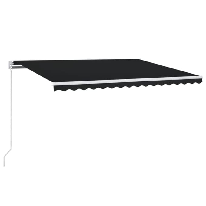 vidaXL - Uitschuifbare - luifel - Antraciet - 450 - × - 350 - cm