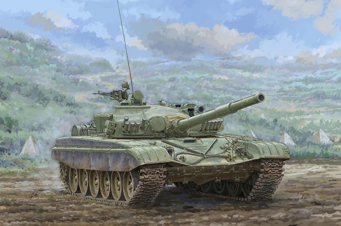 Trumpeter Modelbouwpakket Militaire voertuigen - 09604 T-72M1 - Tank Plastic - 1:35 - Modelbouw