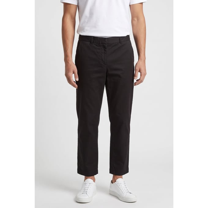 ARKET Elmo Cotton Str Black Maat: 34 | Pantalons Outlet | Dames | Zwart