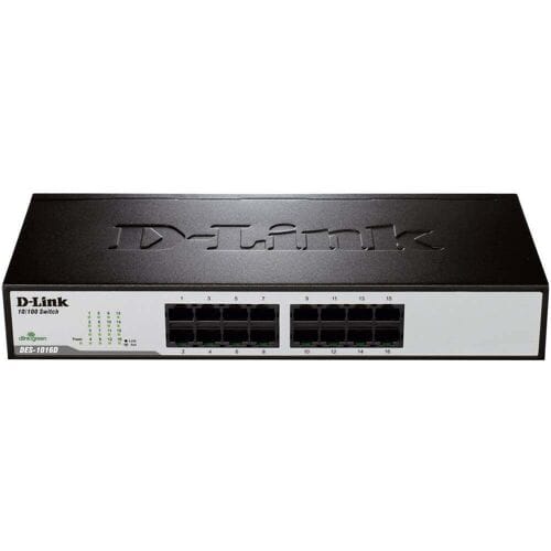 D-Link DES-1016D DES-1016D Netwerk switch 16 poorten 100 MBit/s