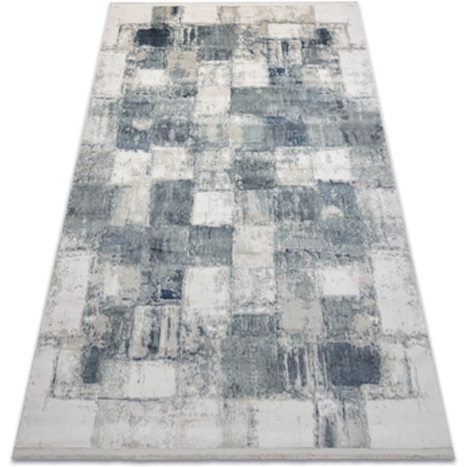 Kleden Rugsx DISTIN 0143A marineblauw / blauw / wit 80x150 cm
