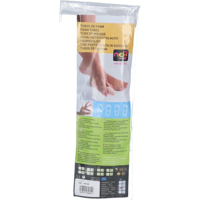 NEH Feet Foambuisje Diameter 2,5cm Lang 24,5cm 1 Verband(en)