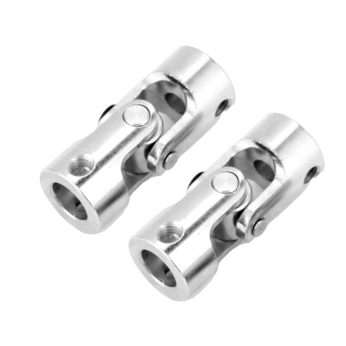 2 stuks Schachtkoppeling Motorconnector DIY Stuurinrichting Lengte 35mm OD 14mm Kruiskoppeling (8*8mm)
