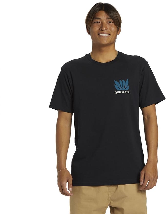 Quiksilver Natural Forms T-shirt Met Korte Mouwen Zwart S Man